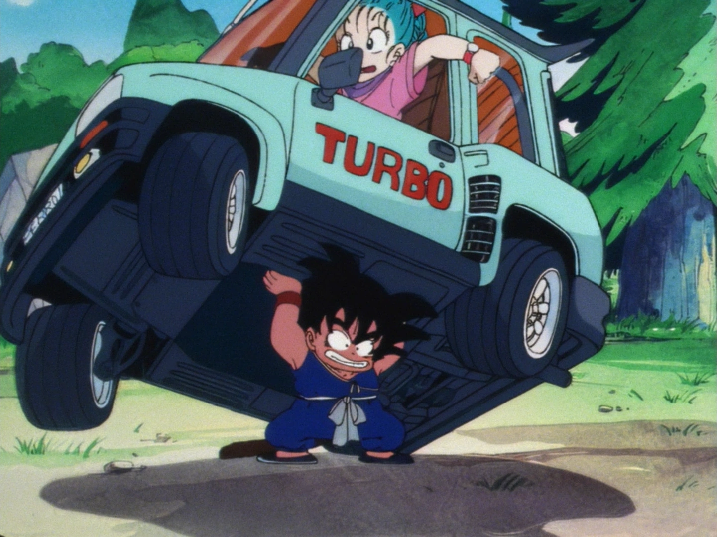 Goku y Bulma se conocen al comienzo de la saga