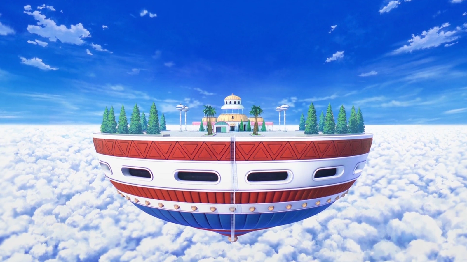 El templo de Kami durante el entrenamiento previo al 23 Torneo de Artes Marciales